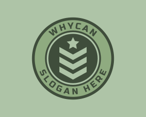 Hunt - Military Officer Badge logo design