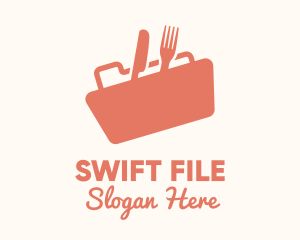 File - Orange Food Files logo design