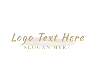 Fashion - Beautiful Elegant Brush logo design