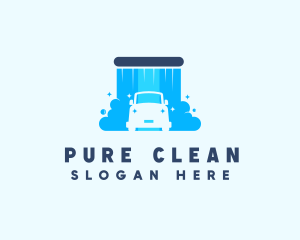 Auto Wash Cleaning logo design