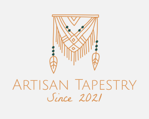 Tapestry - Nature Boho Curtain logo design