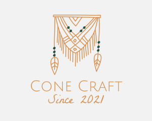 Nature Boho Curtain logo design