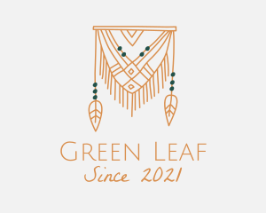 Nature Boho Curtain logo design