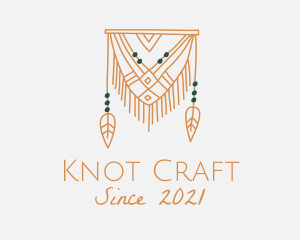 Nature Boho Curtain logo design