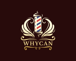 Barber Wings Salon Logo