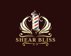 Barber Wings Salon logo design