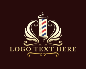 Barbershop - Barber Wings Salon logo design