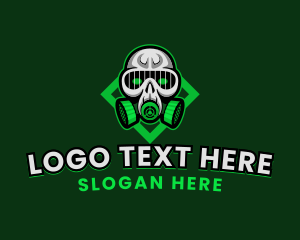 Halloween - Gaming Gas Mask logo design