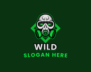 Gaming Gas Mask logo design