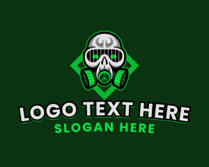 Stream - Gaming Gas Mask logo design