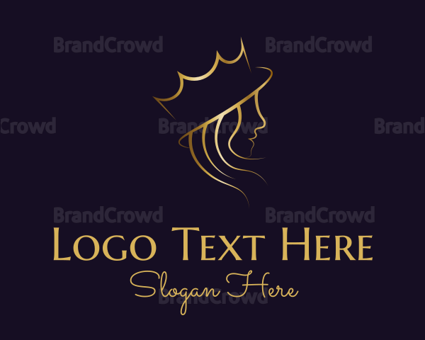 Royal Hair Stylist Logo