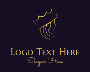 Pageant - Royal Hair Stylist logo design