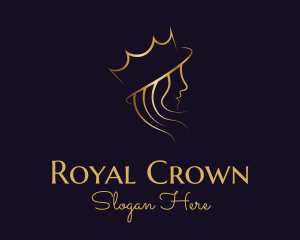 Royal - Royal Hair Stylist logo design