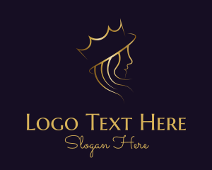 Royal Hair Stylist Logo