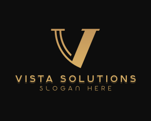 Gold Asset Management Firm logo design