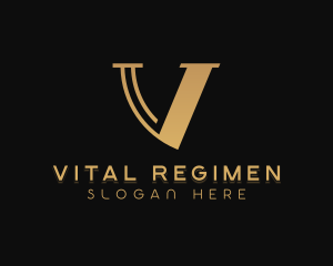 Gold Asset Management Firm logo design