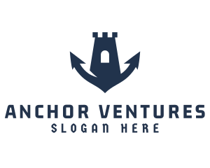 Anchor - Marine Fortress Anchor logo design