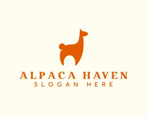 Alpaca - Llama Alpaca Animal logo design