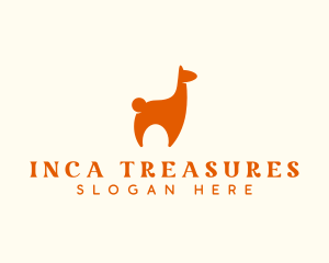 Peru - Llama Alpaca Animal logo design