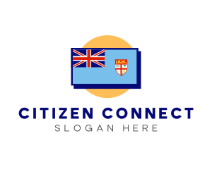 Citizenship - Fiji Country Flag logo design