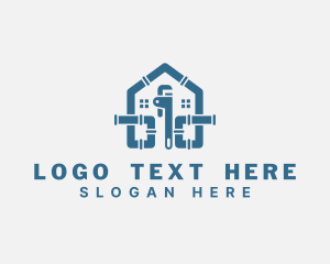 Tradesman - Pipe Wrench Plumbing Repair logo design