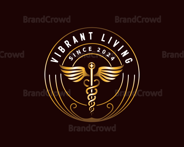 Wellness Caduceus Pharmacy Logo