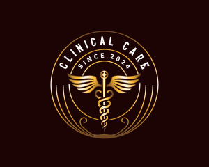 Wellness Caduceus Pharmacy logo design