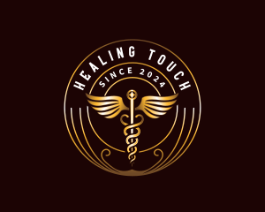 Wellness Caduceus Pharmacy logo design