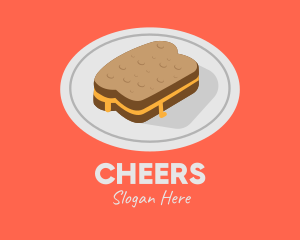 Cheese Sandwich Plate Logo