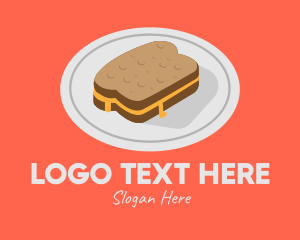 Cheese Sandwich Plate Logo