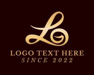 Fashion Store - Glamourous Fashion Letter L logo design