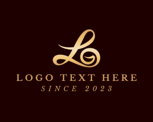 Vlog - Glamourous Fashion Letter L logo design