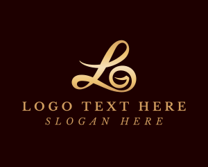 Glamourous Fashion Letter L  Logo