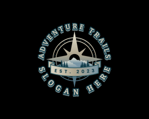 Outdoor Adventure Compass logo design