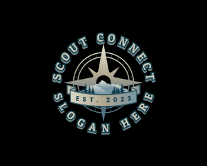 Outdoor Adventure Compass logo design