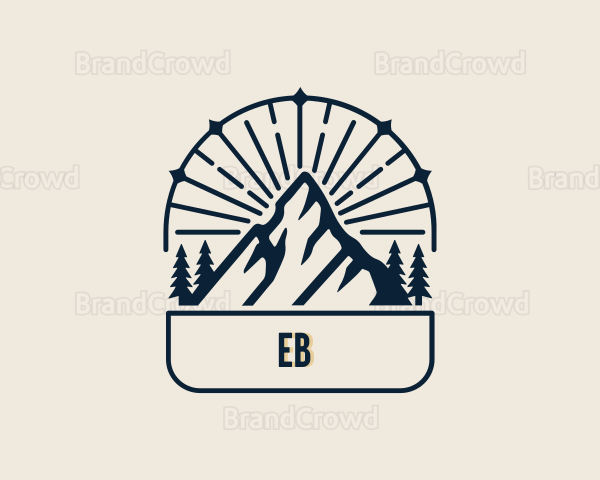 Outdoor Adventure Mountain Logo