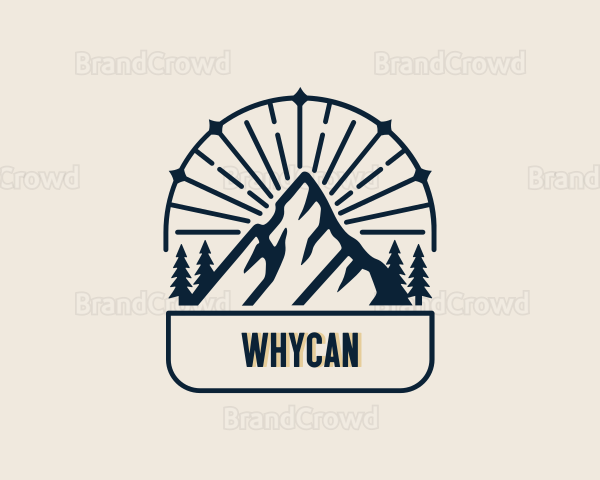 Outdoor Adventure Mountain Logo