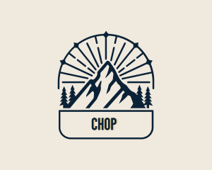 Outdoor Adventure Mountain Logo