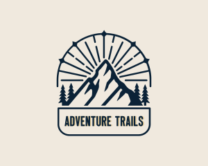 Outdoor Adventure Mountain logo design