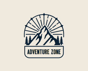 Outdoor Adventure Mountain logo design