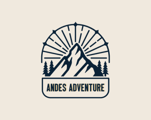 Outdoor Adventure Mountain logo design