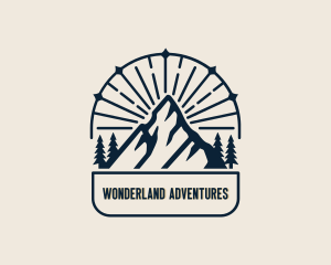 Outdoor Adventure Mountain logo design