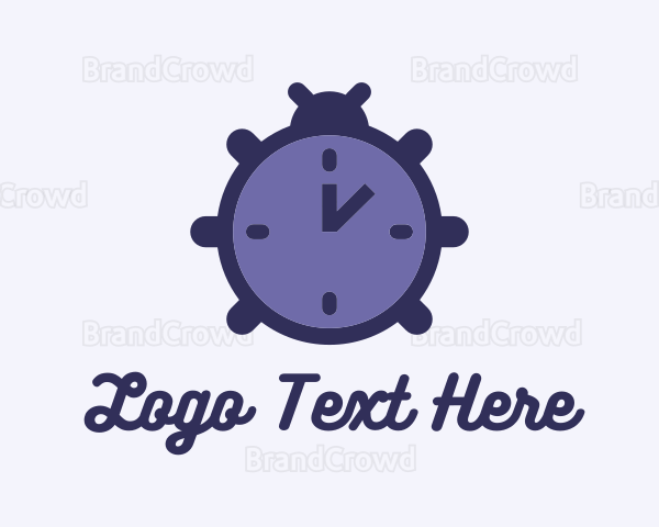 Violet Clock Bug Logo