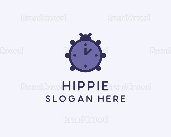 Violet Clock Bug Logo