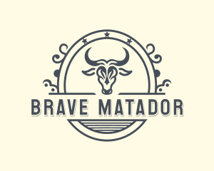 Bullfighter - Rodeo Texas Saloon logo design