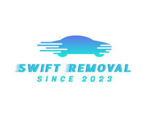 Removal - Blue Fast Car logo design