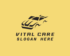 Car Rental - Modern Car Racing logo design