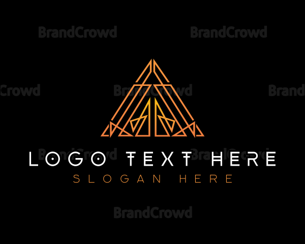 Digital Geometric Pyramid Logo