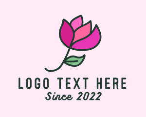 Spa - Tulip Flower Garden logo design