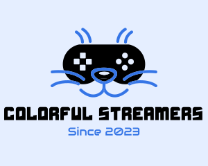 Game Streamer Cat logo design